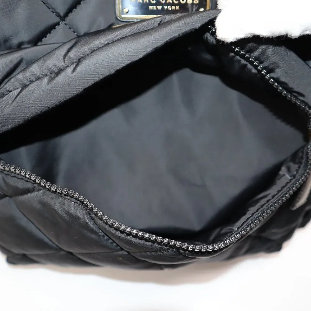 Marc Jacobs Crosby Quilted Diaper Black Nylon Baby Bag